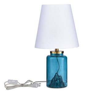 SL1000.214.01 Прикроватная лампа Синий/Белый E27 1*40W ANDE