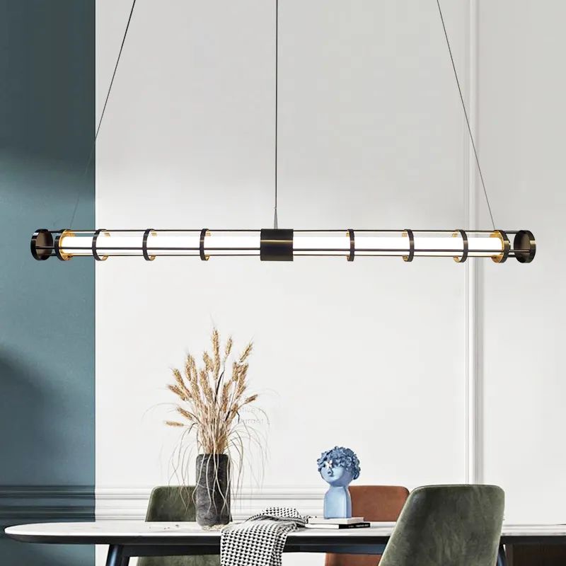 Hanging lamp CAGE TUBA by Romatti