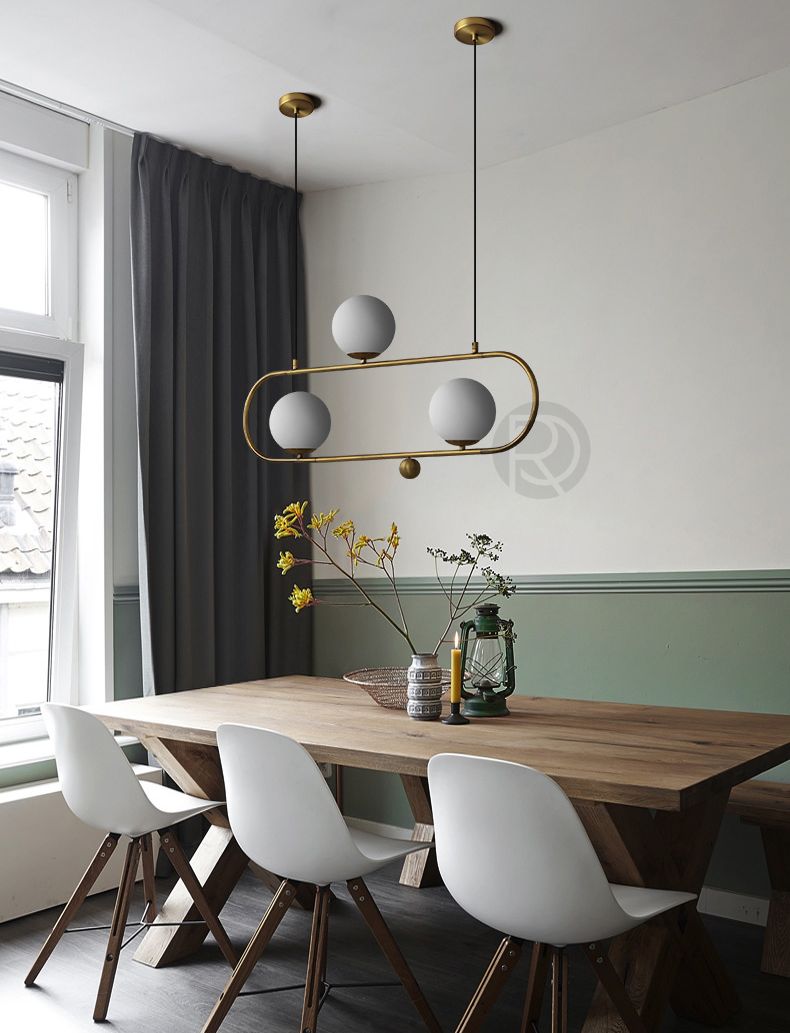 Designer pendant lamp HOOP LONG by Romatti
