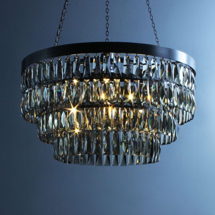 CRYSTAL SHALLOW chandelier by Tigermoth