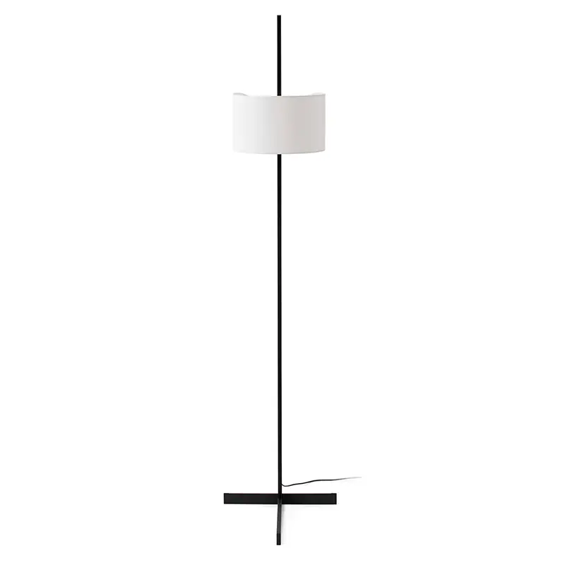 Stand-up floor lamp black+white 57211