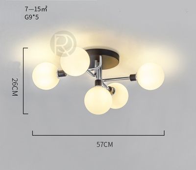 Designer ceiling lamp JENGO by Romatti